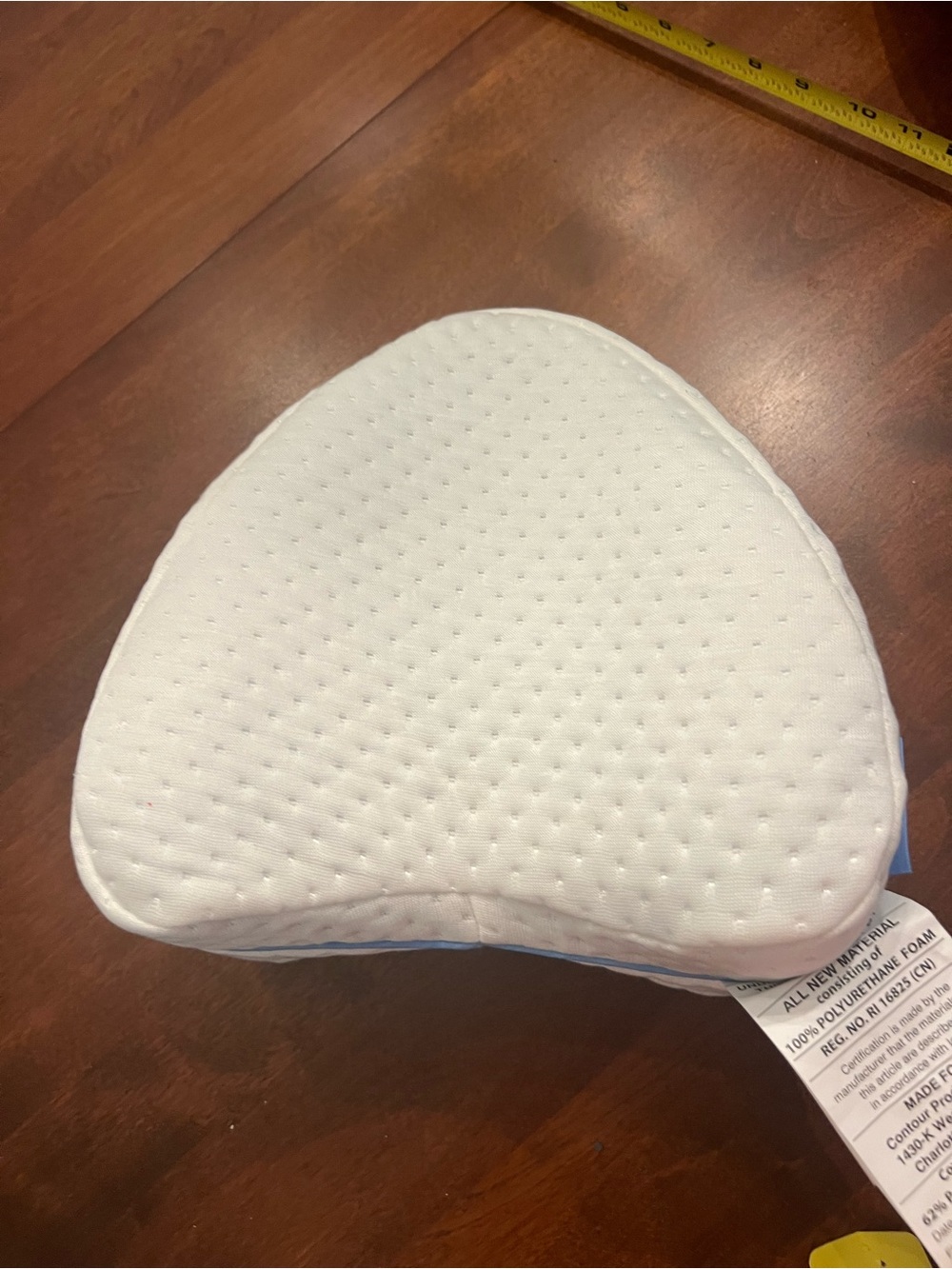 Asics White Contour Support Pillow